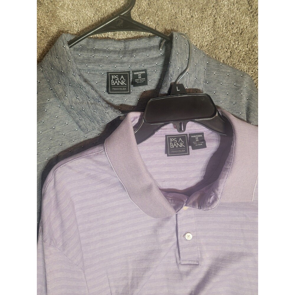 Jos A Bank Traveler Collection Polo Shirt Men's Size XXL - Lot of 2